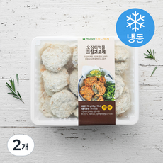 모노키친 오징어먹물 크림고로케 (냉동), 720g, 2개