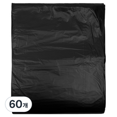 World Clean 垃圾分類用加厚塑膠袋 黑色, 60個, 80L