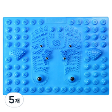 Some's Mine 腳底按摩墊, 藍色, 5個