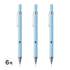 ZEBRA 斑馬牌 DRAFIX F 自動鉛筆 粉藍色, 0.5mm, 6個