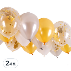 Partyzzang 金色亮片20入組, 混合色, 2套