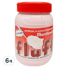 마시멜로우플러프 스프레드 딸기맛, 213g, 6개