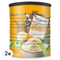 Vilson米森 有機純杏仁粉, 220g, 2罐