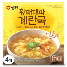 샘표 황태대파 계란국 16개입, 128g, 4개