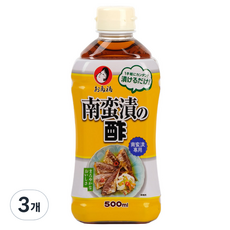 OTafUKU 御多福 南蠻漬醋, 3瓶, 500ml