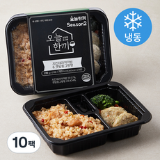 오늘한끼 치킨데리야끼밥 & 깻잎동그랑땡 (냉동), 235g, 10팩