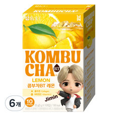 담터 콤부차 BT 레몬 랜덤발송, 5g, 10개입, 6개