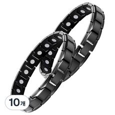 포텐키트 手環 黑色 22 x 1.2 cm, 10個