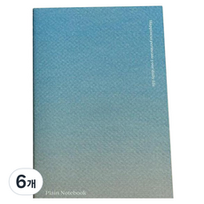 LOGROG Franklin Planner 素面空白旅行筆記本 迷你 651024, 6個, 藍色