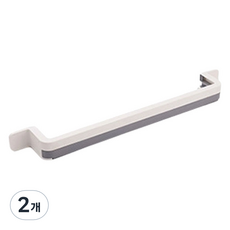 Moltuyu 免打孔浴室玄關拖鞋整理架 2層, 白色, 2個