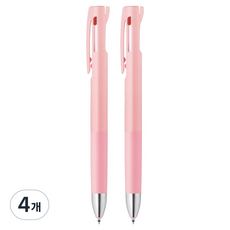 ZEBRA 斑馬牌 3色Blan 0.7mm, 4個, 粉紅色