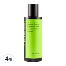 GRAFEN 舒緩綠色化妝水, 180ml, 4個