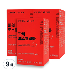 케어가든 파워 보스웰리아, 30정, 9개