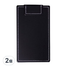 珠友文化 升級版磁性帳單夾 A6, 黑色, 2個
