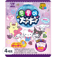 SEOJU 西洲 搖搖chacha果凍 + 貼紙隨機出貨, 50g, 4個