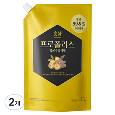 Soonsaem 蜂膠洗碗精 檸檬香, 1.2L, 2個