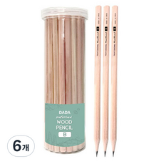DADA 天然木質簡約鉛筆 B, 單一顏色, 180個