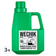 wechik 衣物柔軟精, 2.3L, 3個