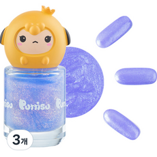 뿌띠슈 블링 팡팡 네일, B10 트윙클퍼플, 3개