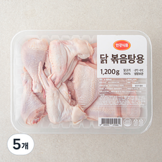 한강 닭 볶음탕용 (냉장), 1200g, 5개