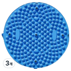 Potenkit 防滑足部指壓墊 37 x 37 cm 180g, 3個, 藍色