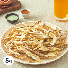 해맑은푸드 빠삭 구운 먹태 + 소스 세트, 160g, 5개