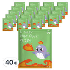 Hotkorae 野外活動露營暖暖包 M號 100g, 40包