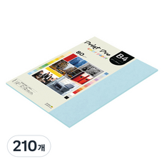 종이문화 프린트프로 칼라복사지 80g No 16 스카이블루, B4, 210개
