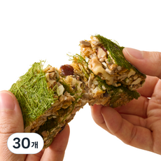 고즈넛 프리미엄 감태 견과 에너지바, 30개, 35g
