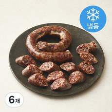 신의주찹쌀순대 찹쌀고기순대 (냉동), 250g, 6개