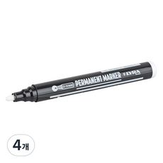 LYRA 永久麥克筆 白色 L4050001, 4個