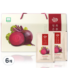 청춘농장 레드비트즙, 2.4L, 6박스