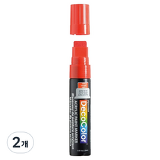 MARVY UCHIDA DECO COLOR 壓克力麥克筆 JUMBO 415 紅色, 2個, 1色