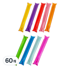 Maket Gamseong 素面加油棒氣球, 60個, 混合