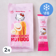 라이틀리 5곡 닭가슴살 핫도그 (냉동), 75g, 6개입, 2개