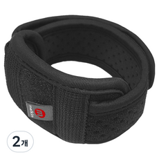 멜킨스포츠 멜케어 아머드 액티브 팔꿈치 보호대, 블랙, 2개