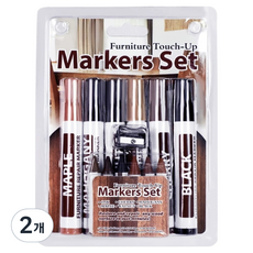 DOnG-A Pms 木製傢俱刮痕修補筆, 2個, 6色