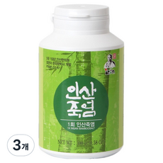 인산죽염 1회 구운 죽염, 300g, 3개