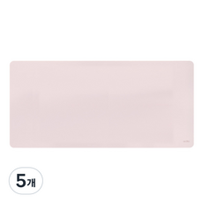 엑토 밀키 와이드 가죽 데스크 패드 MP-54, 핑크, 5개