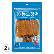 코주부 통오징어, 2개, 45g