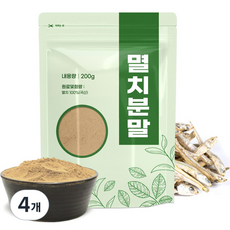 멸치분말, 200g, 4개