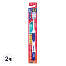 LION 獅王 Systema 細潔 超級優質雙層細軟毛寬頭標準型牙刷, 1入, 2個