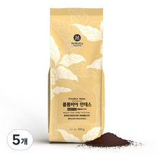 McNulty Coffee 哥倫比亞安地斯單品研磨原豆咖啡, 5個, 500g