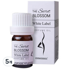 더시크릿블러썸 아로마 오일 화이트라벨, 5ml, 5개