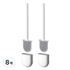 OKORO 廁所手持式馬桶清潔器, 白色, 8個
