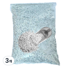 마사토 자갈 백색 소립 3L, 1.5kg, 3개