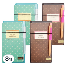 미소로 패드 수첩 1003 40매, 랜덤발송, 8개