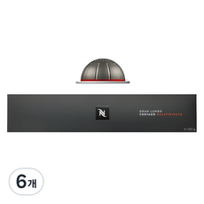 네스프레소 버츄오 포르타도 디카페나토 캡슐커피, 10g, 10개입, 6개