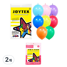 파티쇼 수입 링코풍선 스탠다드 30cm 50p, 혼합색상, 2개