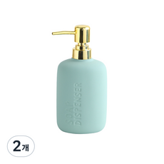 욕실 샴푸 디스펜서 YT_RA553, 그린, 2개